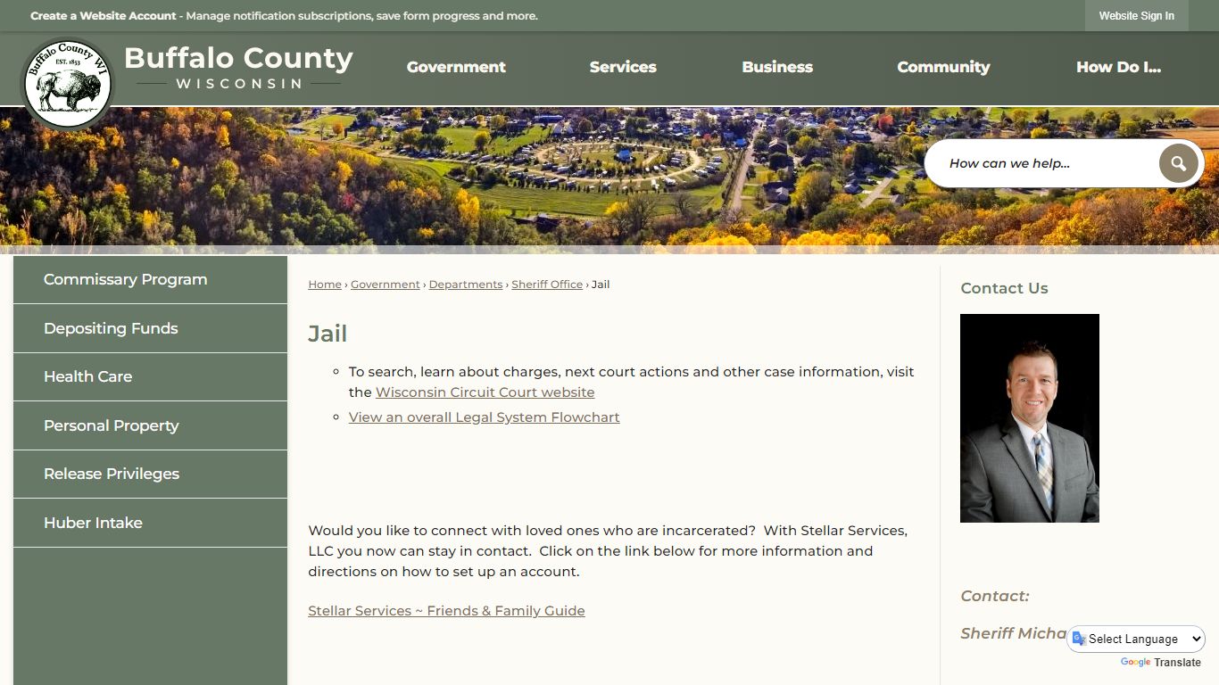 Jail | Buffalo County, WI - Official Website